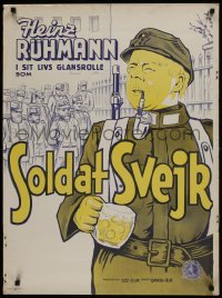 2b129 GOOD SOLDIER SCHWEIK Danish 1963 completely different art of wacky soldier Heinz Ruhnamm!