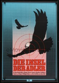 2b398 BREED APART East German 23x32 1986 Philippe Mora, cool art of two eagles in flight!