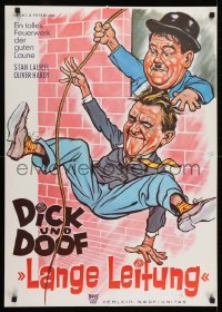 2b286 BLOCK-HEADS German R1966 Stan Laurel & Oliver Hardy, Hal Roach!