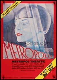 2b308 METROPOLIS German R1990 great art of Brigitte Helm as the gynoid Maria by Werner Graul!
