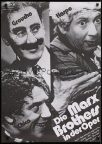 2b315 NIGHT AT THE OPERA German R1970s Groucho Marx, Chico Marx, Harpo Marx, completely different!