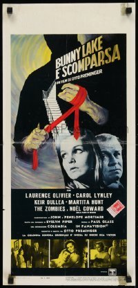 2b475 BUNNY LAKE IS MISSING Italian locandina 1966 directed by Otto Preminger, art by Kerfyser!