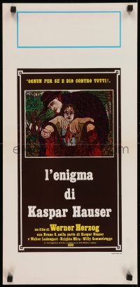 2b514 MYSTERY OF KASPAR HAUSER Italian locandina 1980 Werner Herzog's Jeder Fur Sich und Gott Gegen Alle!