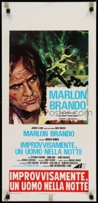 2b516 NIGHTCOMERS Italian locandina 1972 creepy Marlon Brando, Michael Winner English horror!