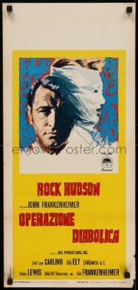 2b529 SECONDS Italian locandina 1967 Rock Hudson, directed by John Frankenheimer, different art!