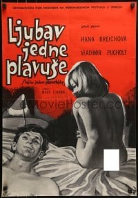 2b368 LOVES OF A BLONDE Yugoslavian 19x27 1965 Czech, Milos Forman's Lasky Jedne Plavovlasky!
