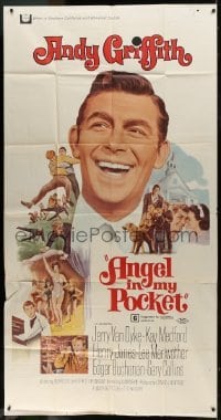 2c600 ANGEL IN MY POCKET 3sh 1969 ex-Marine-turned-preacher Andy Griffith, Jerry Van Dyke