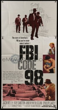 2c700 FBI CODE 98 3sh 1964 Jack Kelly, Ray Danton, America's FBI as you've never seen it before!