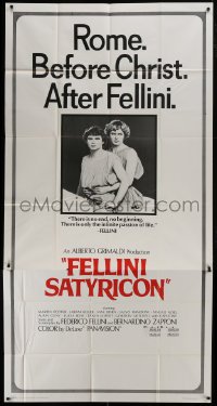 2c703 FELLINI SATYRICON int'l 3sh 1970 Federico's Italian cult classic, Rome before Christ!