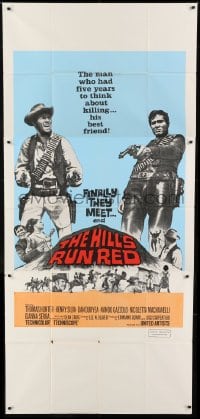 2c074 HILLS RUN RED South African 3sh 1967 Carlo Lizzani's Un Fiume di dollari, spaghetti western!