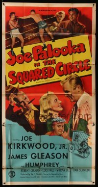 2c760 JOE PALOOKA IN THE SQUARED CIRCLE 3sh 1950 boxing Joe Kirkwood Jr., from Ham Fisher comic!