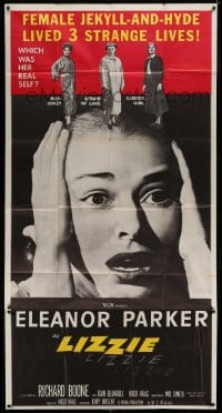 2c782 LIZZIE 3sh 1957 Eleanor Parker is a female Jekyll & Hyde times three, which was her real self?