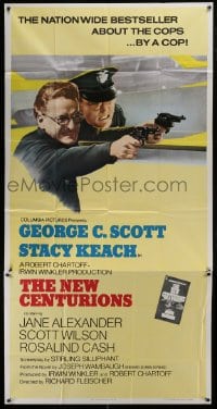 2c822 NEW CENTURIONS int'l 3sh 1972 George Scott, Stacy Keach, a story about cops written by a cop