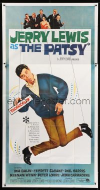 2c844 PATSY 3sh 1964 wacky image of star & director Jerry Lewis hanging from strings like a puppet!