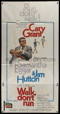 2c967 WALK DON'T RUN 3sh 1966 Cary Grant, Samantha Eggar, Jim Hutton, Toyko Olympics in Japan!