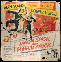 2c293 AARON SLICK FROM PUNKIN CRICK 6sh 1952 Alan Young, Dinah Shore, Robert Merrill, musical art!