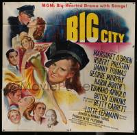 2c303 BIG CITY 6sh 1948 Margaret O'Brien, Betty Garrett, Danny Thomas, New York City!