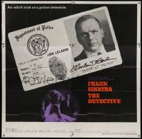 2c321 DETECTIVE 6sh 1968 Frank Sinatra as gritty New York City cop, an adult look at police!