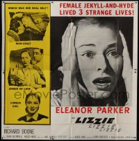 2c370 LIZZIE 6sh 1957 Eleanor Parker as female Jekyll & Hyde times three, which was her real self?