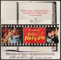 2c417 SONS & LOVERS 6sh 1960 from D.H. Lawrence's novel, Dean Stockwell, Wendy Hiller, Mary Ure