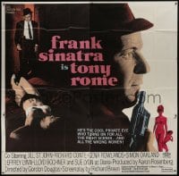2c429 TONY ROME 6sh 1967 detective Frank Sinatra w/gun & sexy near-naked girl on bed!