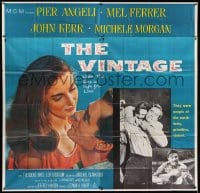 2c438 VINTAGE 6sh 1957 pretty Pier Angeli, Mel Ferrer, lusty, violent, primitive!