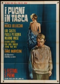 2c495 FISTS IN THE POCKET Italian 1p 1965 I pugni in tasca, Gasparri art of Castel & Pitagora!
