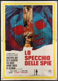 2c203 LOOKING GLASS WAR Italian 2p 1970 Christopher Jones, from John Le Carre English spy novel!