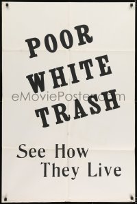 2f082 BAYOU 1sh R1966 Louisiana Cajun sex, Peter Graves, Poor White Trash, see how they live!