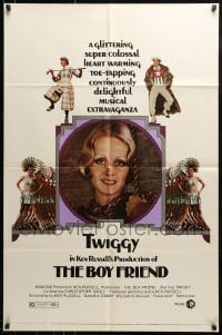 2f120 BOY FRIEND 1sh 1971 Ken Russell, great images of sexy Twiggy, Tommy Tune, dancers!