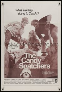 2f145 CANDY SNATCHERS 1sh 1973 sexy Tiffany Bolling kidnapped, it started as such a simple crime!