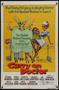 2f150 CARRY ON DOCTOR 1sh 1972 the gang is playing doctor with the sexiest nurses in town!