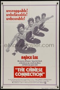 2f160 CHINESE CONNECTION 1sh 1973 kung fu master Bruce Lee is back to kick you apart!