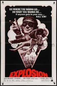 2f297 EXPLOSION int'l 1sh 1970 Don Stroud, if anyone gets in your way, kill 'em!