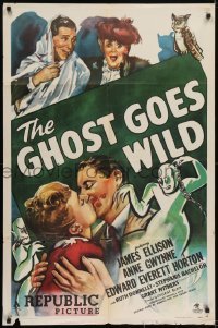 2f357 GHOST GOES WILD 1sh 1947 Edward Everett Horton, James Ellison, haunted house!
