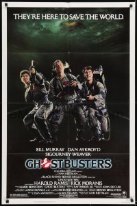 2f359 GHOSTBUSTERS 1sh 1984 Bill Murray, Aykroyd & Harold Ramis are here to save the world!