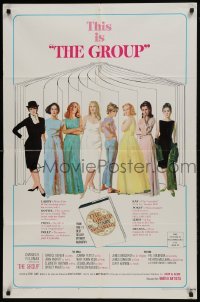 2f389 GROUP style B 1sh 1966 Candice Bergen, Joan Hackett, Elizabeth Hartman, Jessica Walter & more!