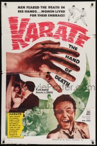 2f487 KARATE THE HAND OF DEATH 1sh 1961 men feared the death in his hands, martial arts, wild!