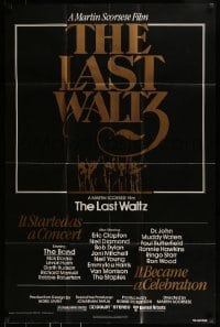 2f519 LAST WALTZ 1sh 1978 Martin Scorsese, it started as a rock concert & became a celebration!