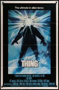 2f886 THING 1sh 1982 John Carpenter classic sci-fi horror, Struzan, new credit studio style!