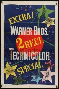 2f958 WARNER BROS 2 REEL TECHNICOLOR SPECIAL 1sh 1949 sports & travel shorts, extra special!