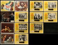 2g237 LOT OF 13 LOBBY CARDS 1940s-1960s great scenes from a variety of different movies!
