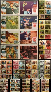 2g184 LOT OF 110 LOBBY CARDS 1940s-1960s incomplete sets from a variety of different movies!