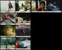 2g516 LOT OF 10 SUPERMAN AND SUPERMAN II COLOR 8X10 STILLS 1970s-1980s Christopher Reeve!
