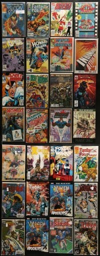 2g388 LOT OF 28 MARVEL ISSUE #1 COMIC BOOKS 1980s-2000s Fantastic Four, X-Men, all 1st issues!