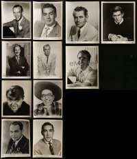 2g513 LOT OF 11 8X10 STILLS OF MALE ACTOR PORTRAITS 1940s-1950s leading & supporting men!
