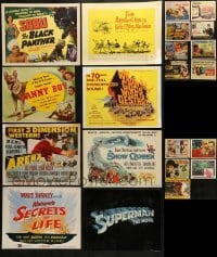 2g223 LOT OF 21 TITLE CARDS 1950s-1970s great images from a variety of different movies!