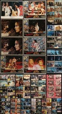 2g183 LOT OF 112 LOBBY CARDS USED IN CANADA 1960s-1980s complete sets of 8 cards from 14 movies!