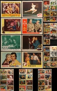 2g199 LOT OF 55 LOBBY CARDS 1940s-1950s great scenes from a variety of different movies!