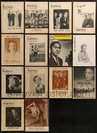 2g593 LOT OF 14 PLAYBILLS 1950s a variety of Broadway stage plays starring movie actors!